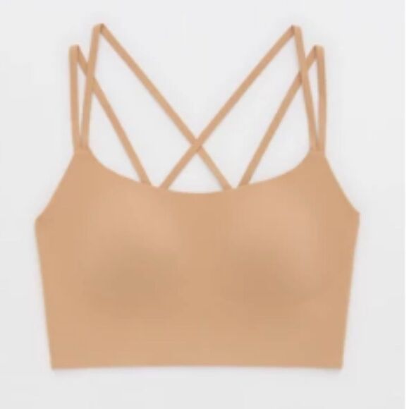 AERIE Seamless Tan Bralette NWOT - Picture 1 of 4